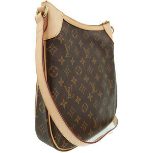 Louis Vuitton Odeon Monogram Leather Brown Shoulder Bag